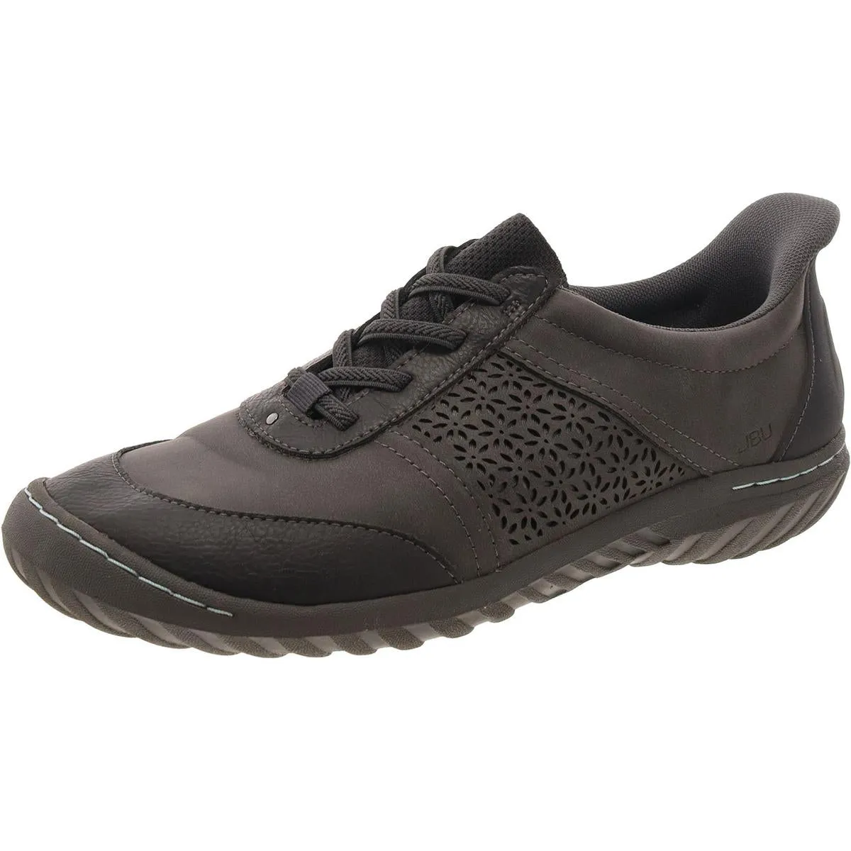 JBU by Jambu Womens Veronica Touchless Faux Leather Lifestyle Slip-On Sneakers