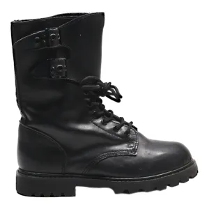 Lace-Up Boots Black Leather Mens UK 6.5