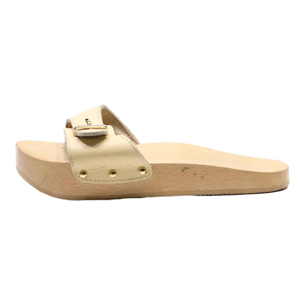 LANAFORM Slider Sandals Beige Leather Womens UK 4