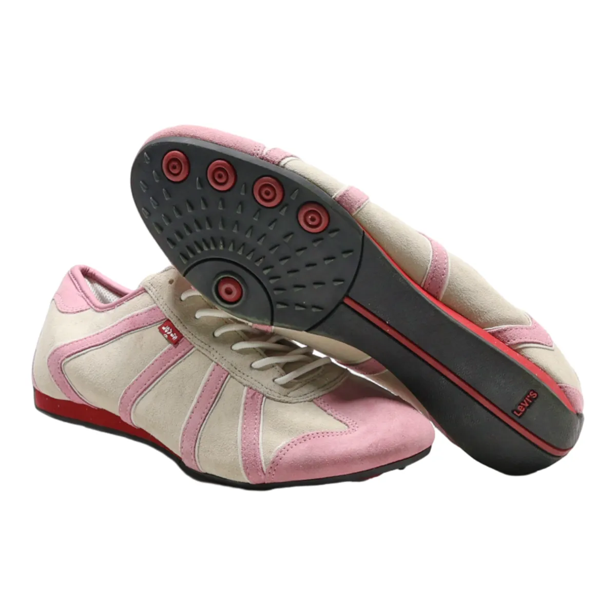 LEVI'S Sneaker Trainers Pink Synthetic Womens UK 6