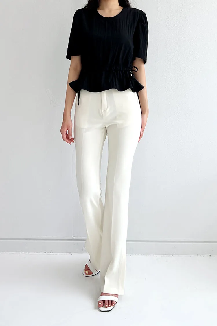 Long Side Slit Slacks