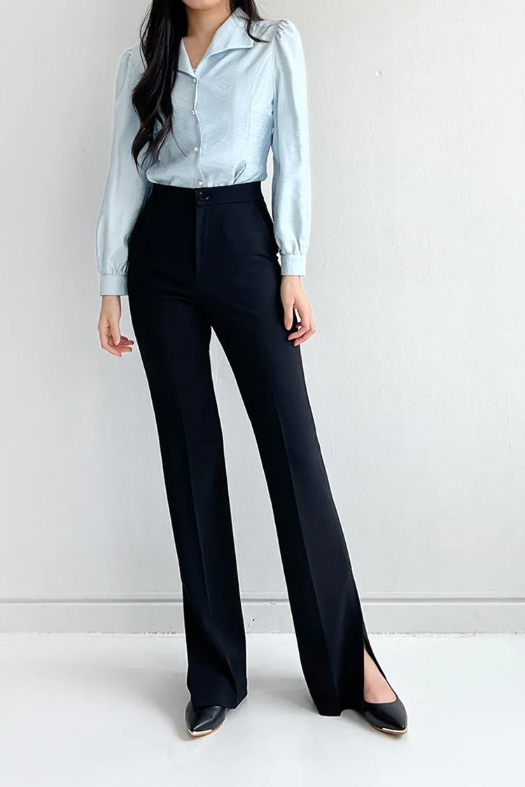 Long Side Slit Slacks