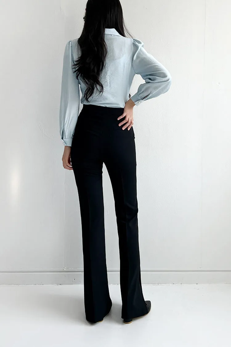Long Side Slit Slacks