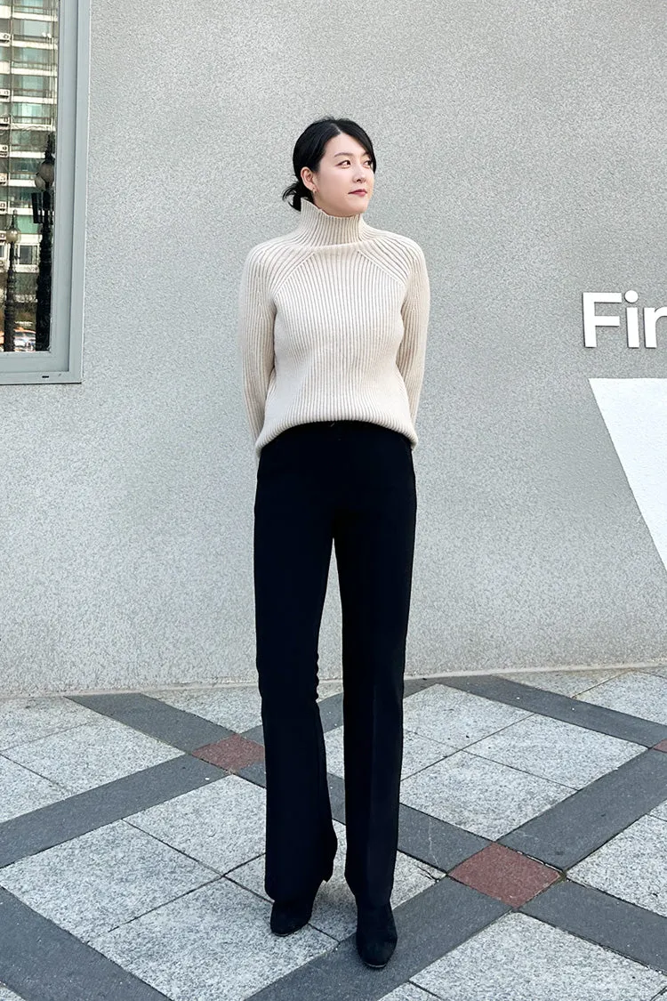Long Side Slit Slacks