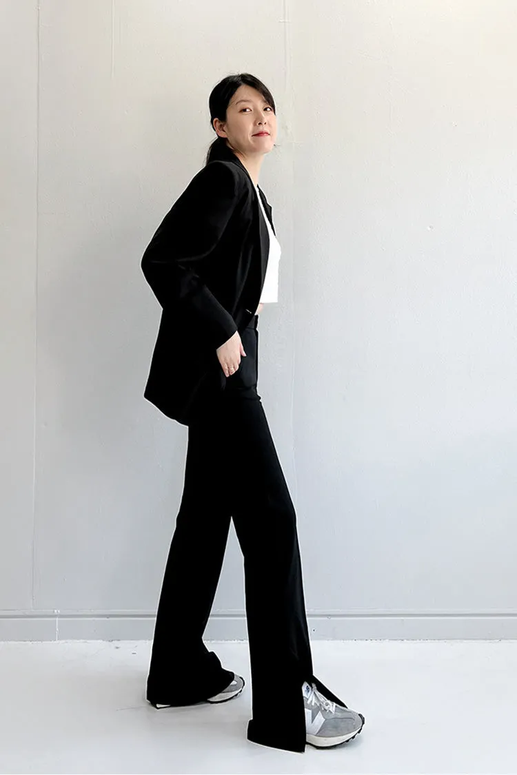 Long Side Slit Slacks