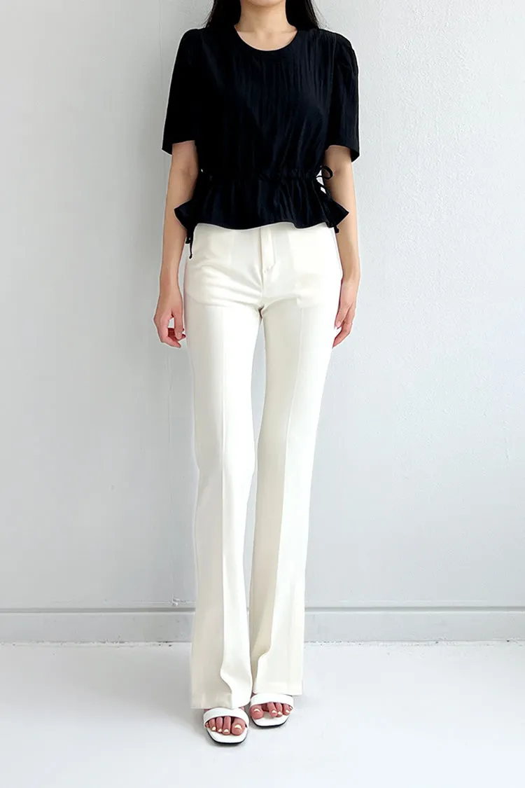 Long Side Slit Slacks