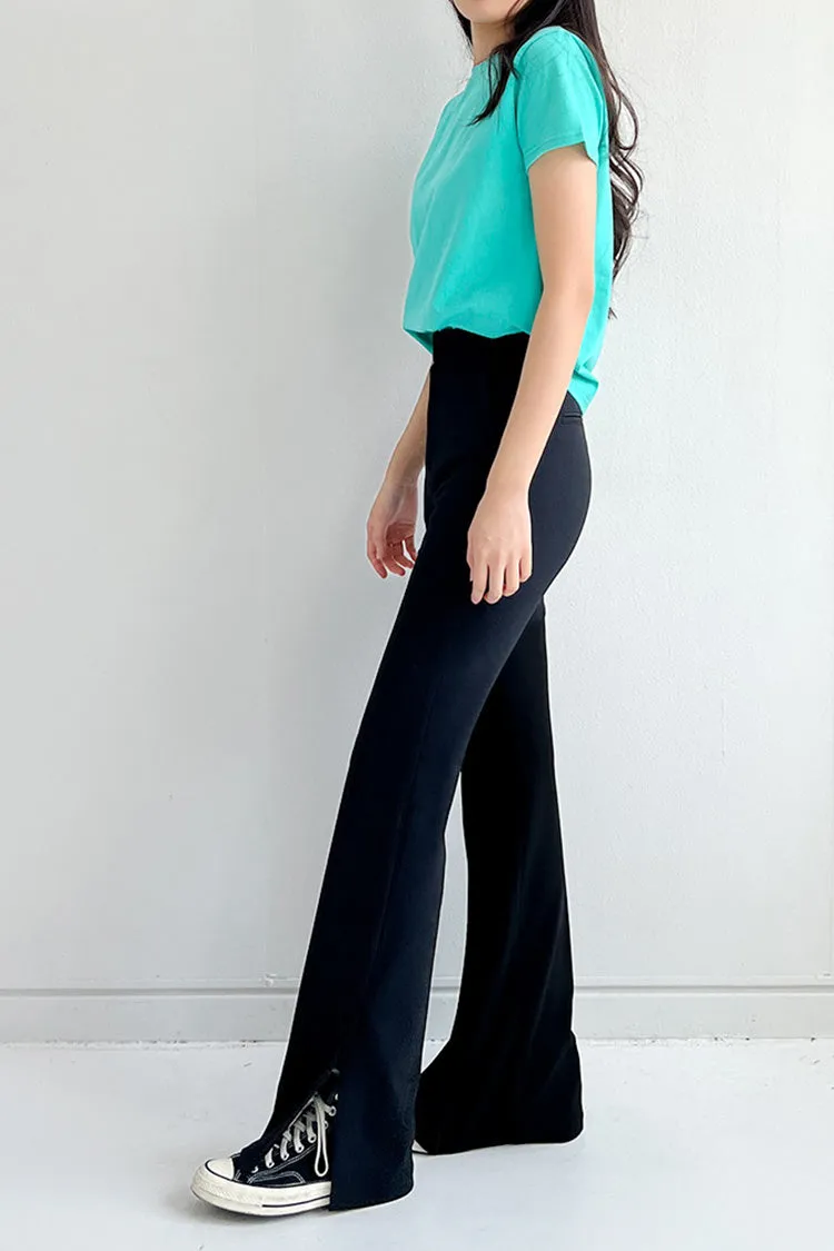 Long Side Slit Slacks