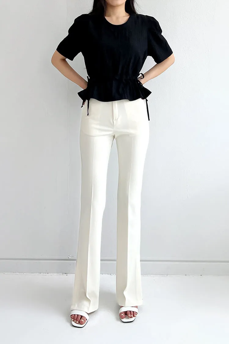 Long Side Slit Slacks