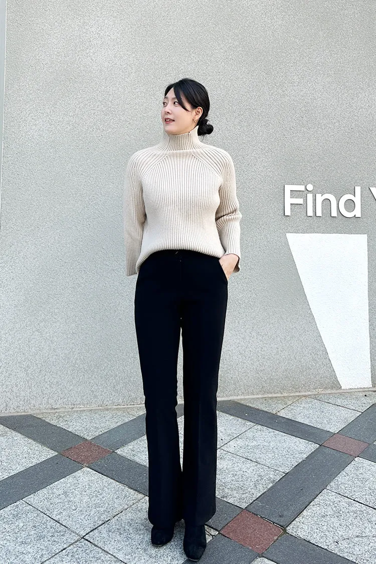 Long Side Slit Slacks