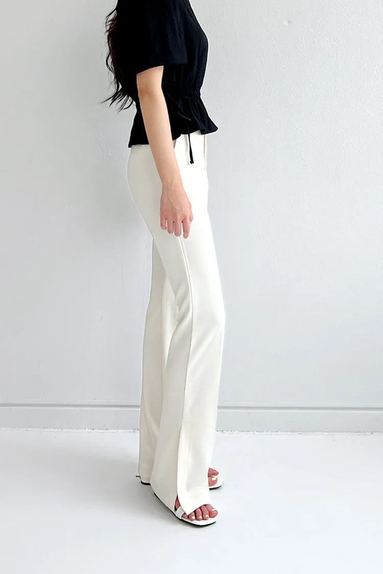 Long Side Slit Slacks