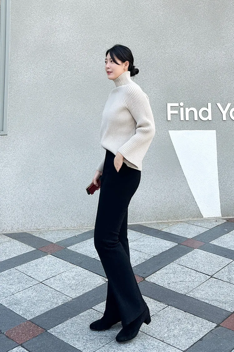 Long Side Slit Slacks