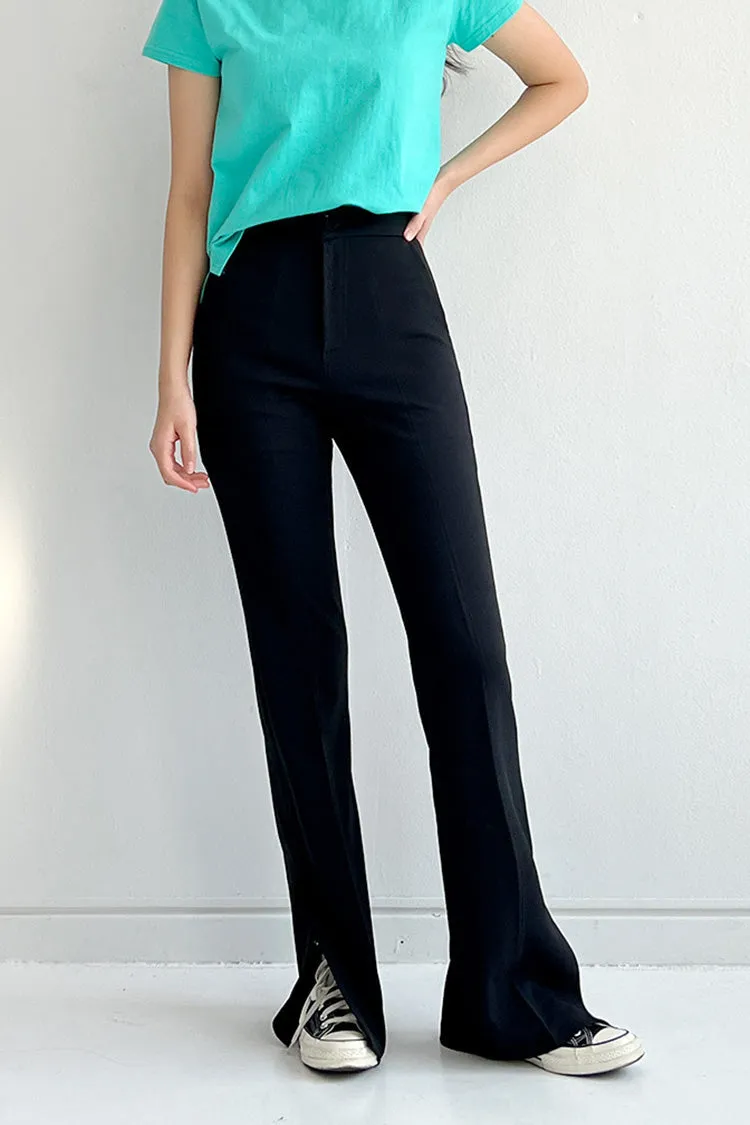Long Side Slit Slacks