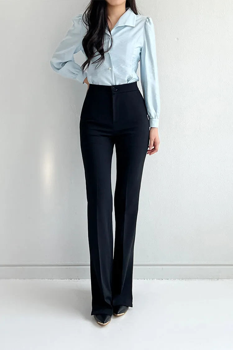Long Side Slit Slacks