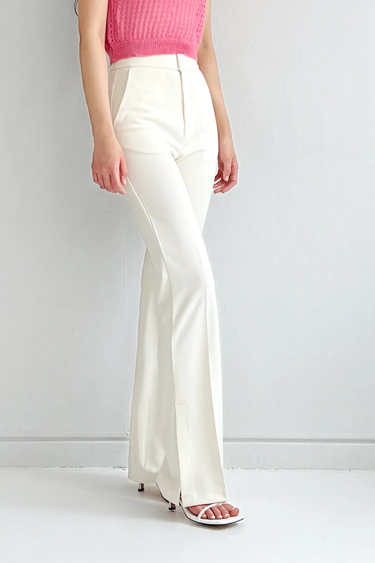 Long Side Slit Slacks