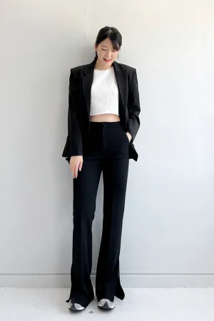 Long Side Slit Slacks