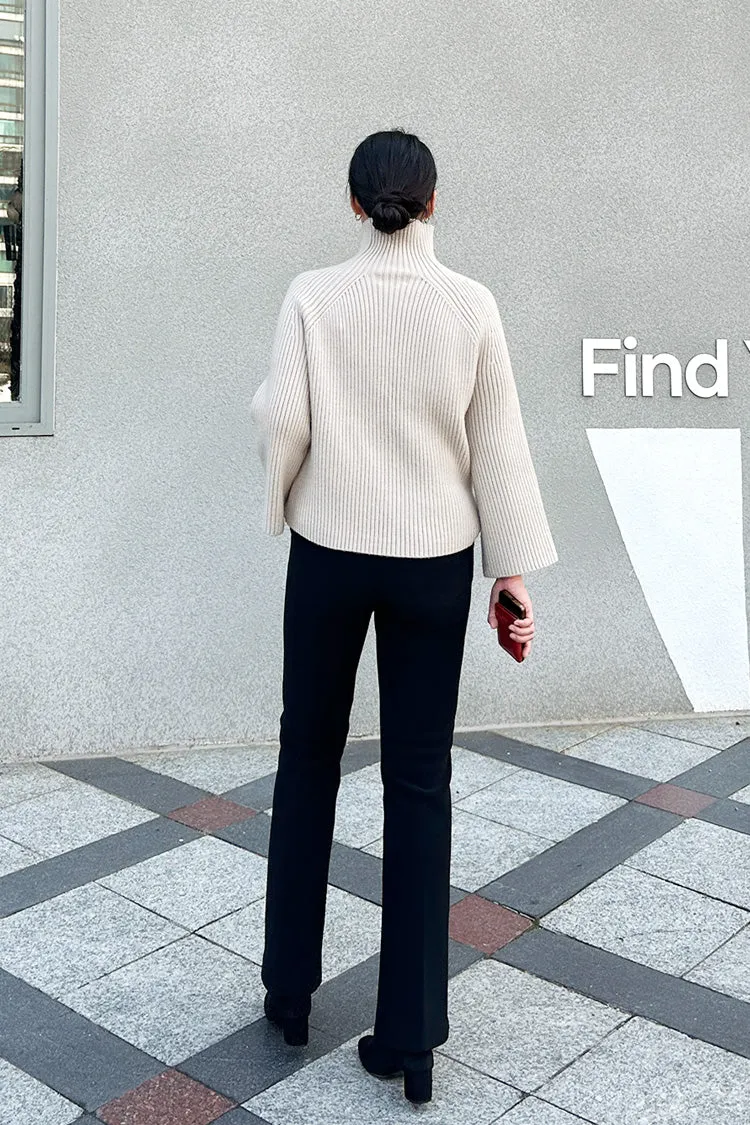 Long Side Slit Slacks