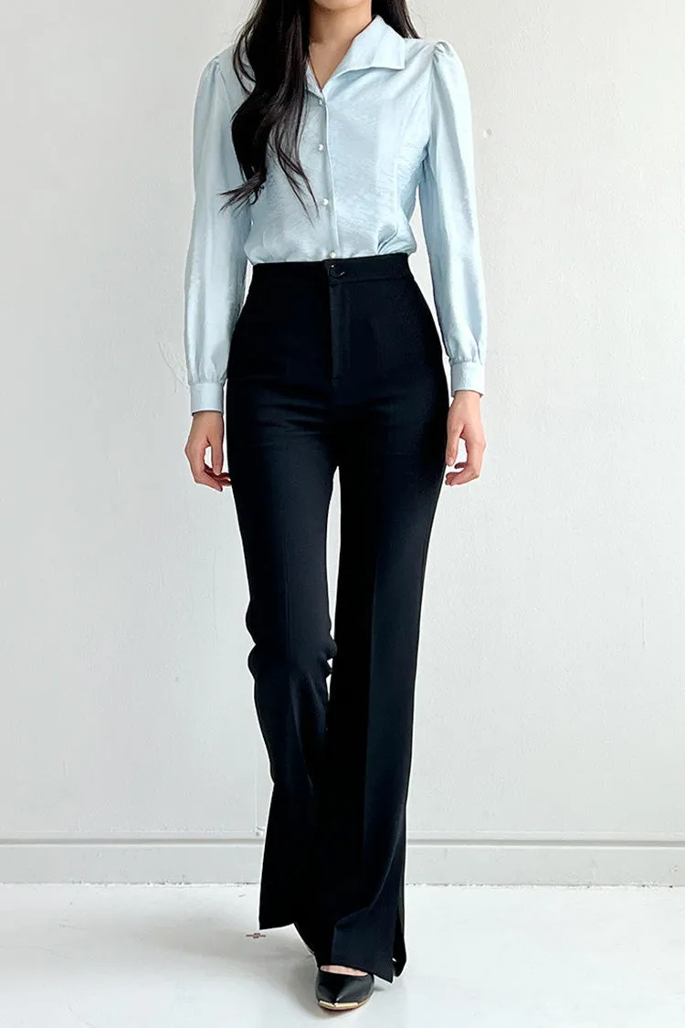 Long Side Slit Slacks