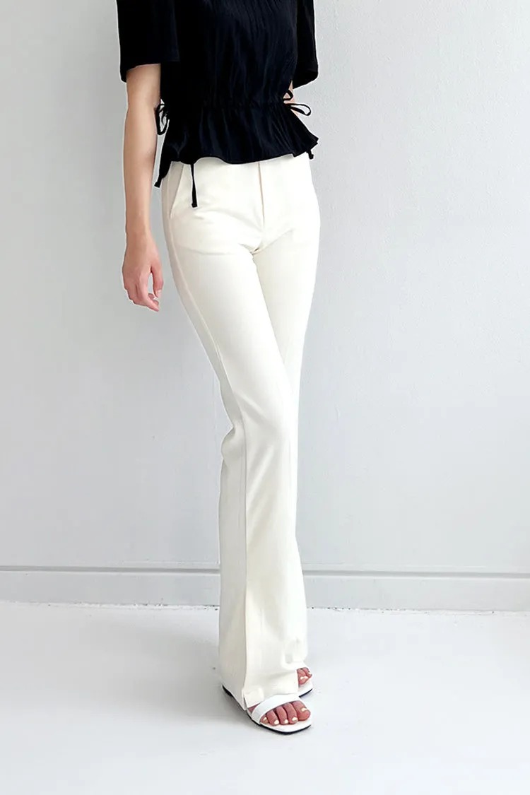 Long Side Slit Slacks