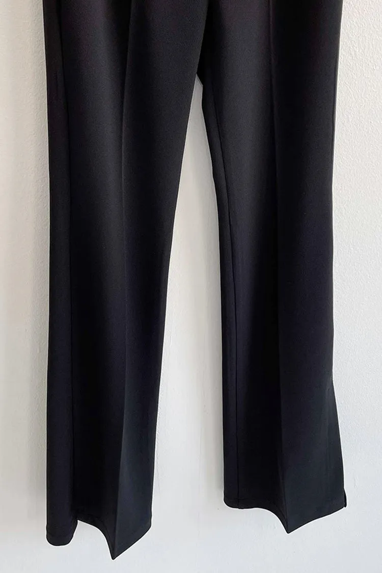 Long Side Slit Slacks