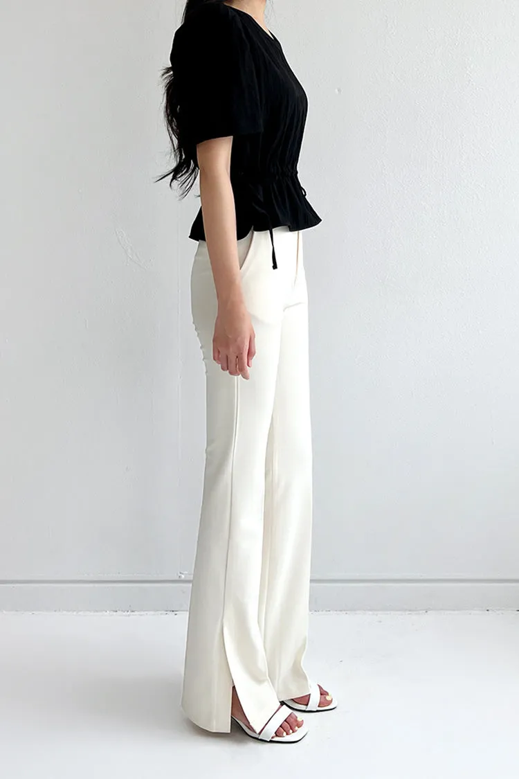 Long Side Slit Slacks