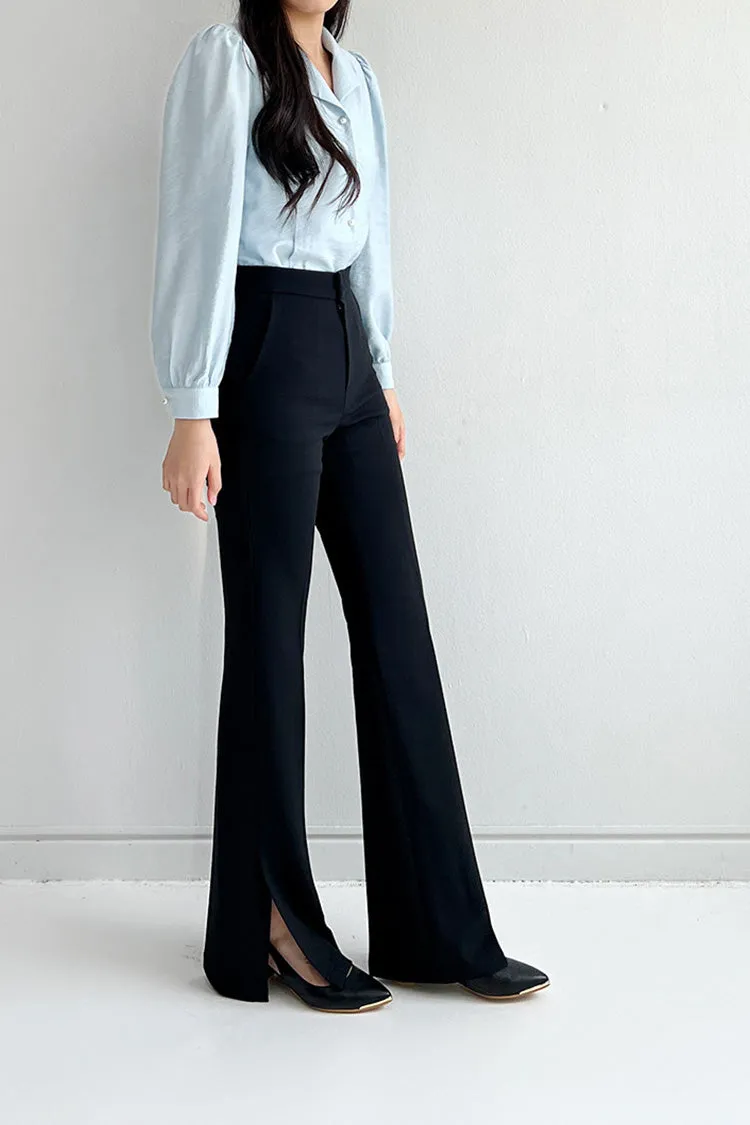 Long Side Slit Slacks