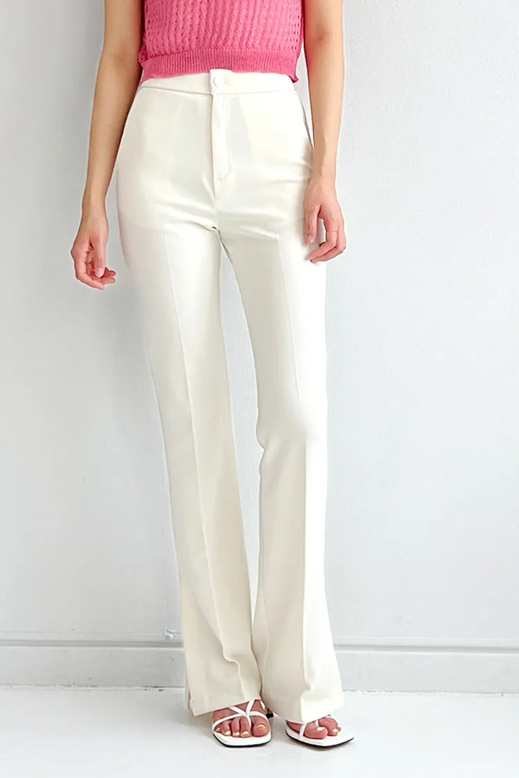 Long Side Slit Slacks