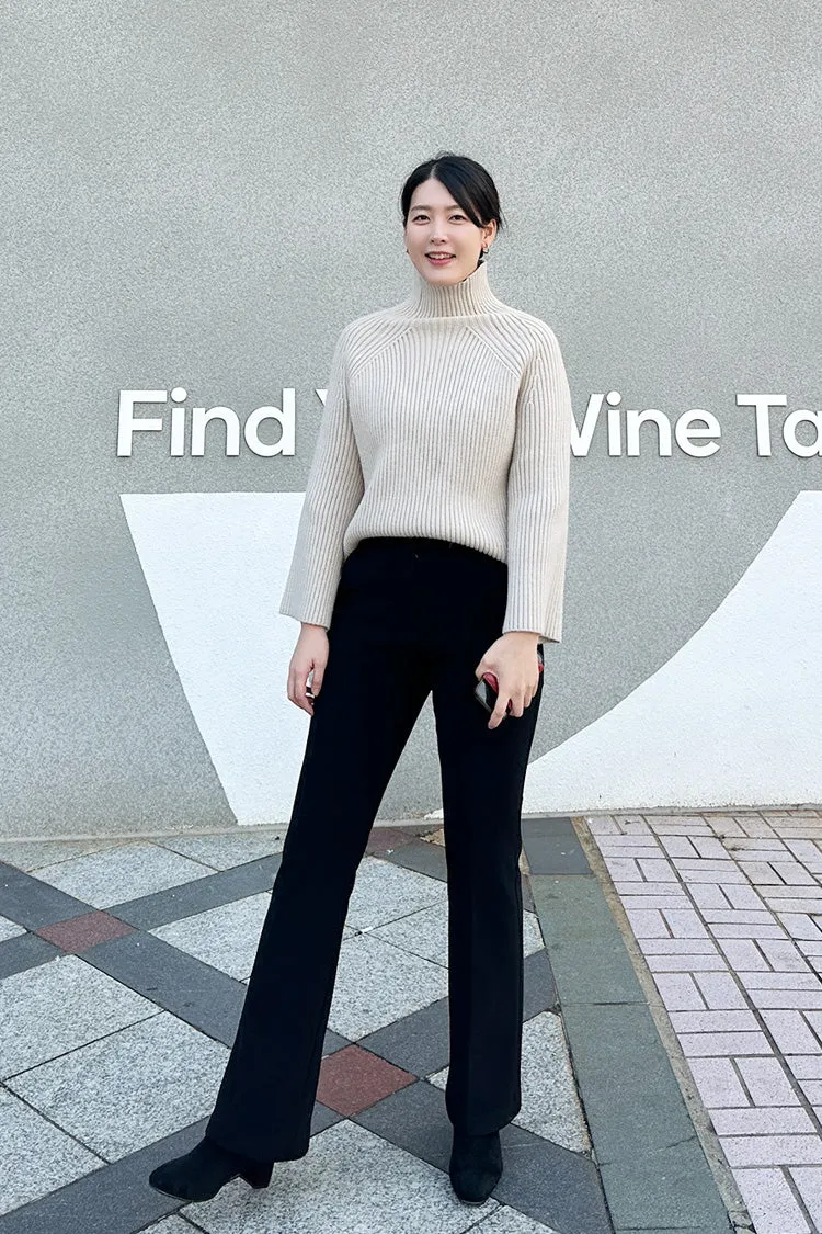 Long Side Slit Slacks
