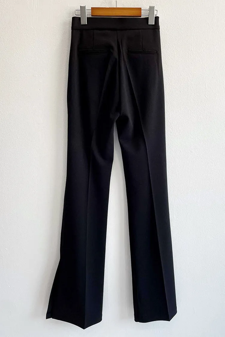 Long Side Slit Slacks