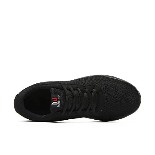 MAIITRIP Men's Running Shoes Sport Athletic Sneakers Tennis Shoe,Black,Size 10