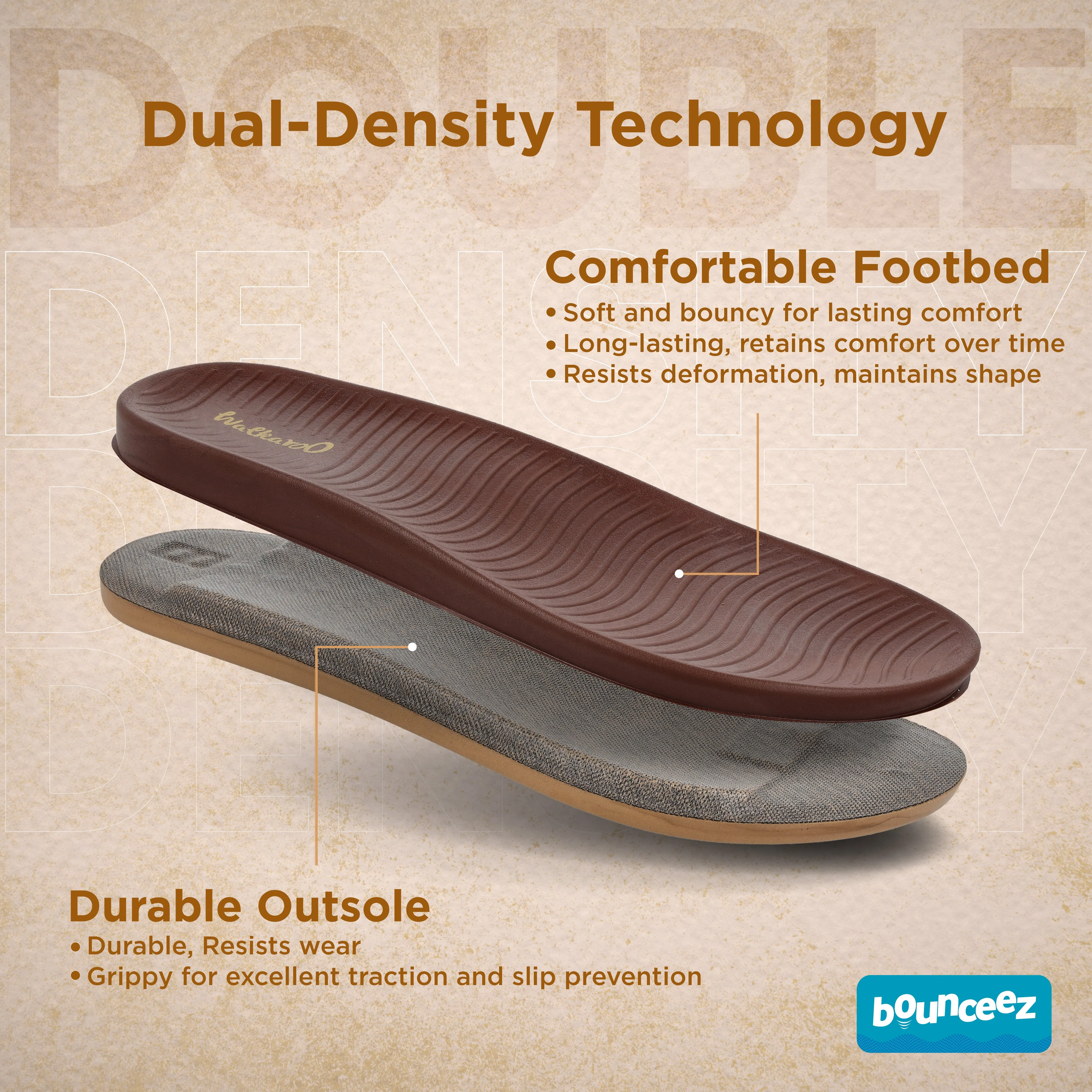 Men's Daily Wear Comfort Sandals - WE1719 Brown