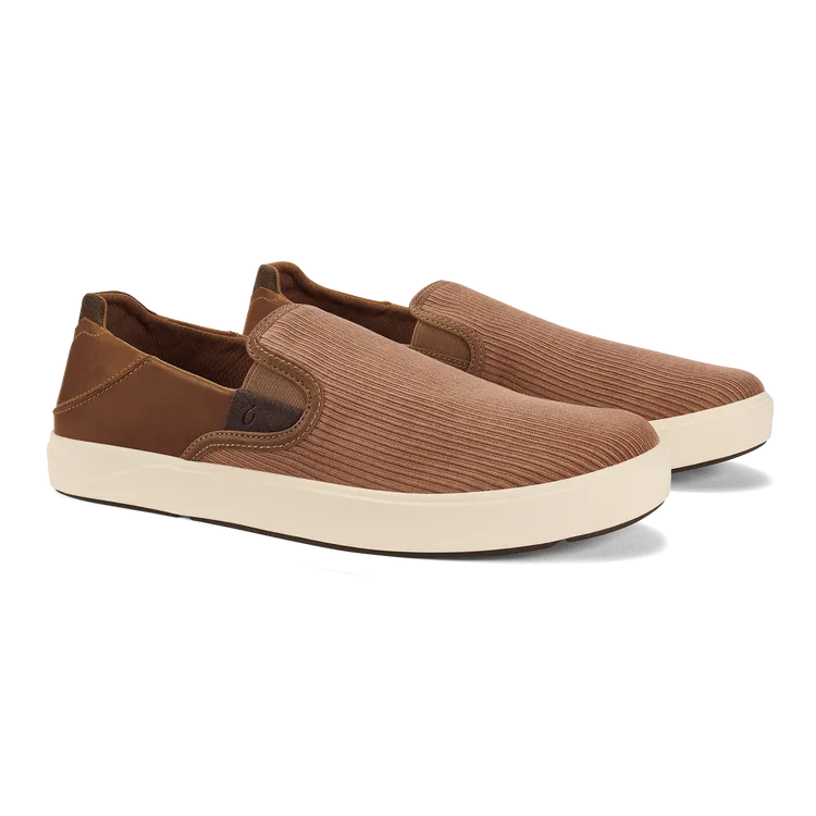 Men's Lae'ahi Kapa Shoe - Tan/Dark Wood