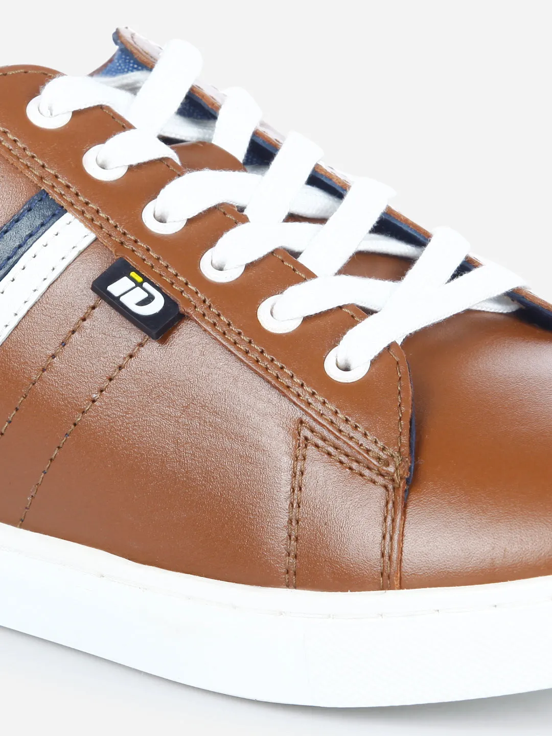 Men's Tan Lace Up  Casual Sneaker (ID3056)