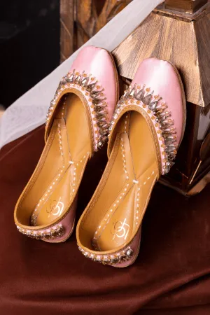 Nagheen - Pink Jutti Set