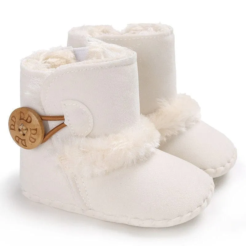 Newborn/Infants Baby Girls Snow Boots Winter Warm Baby Shoes
