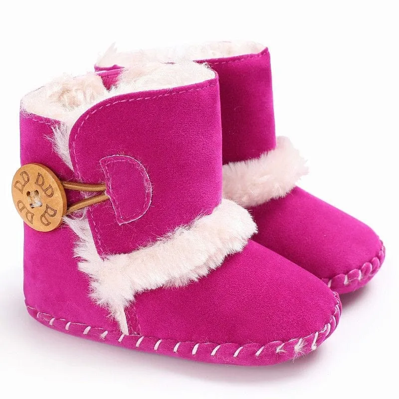 Newborn/Infants Baby Girls Snow Boots Winter Warm Baby Shoes