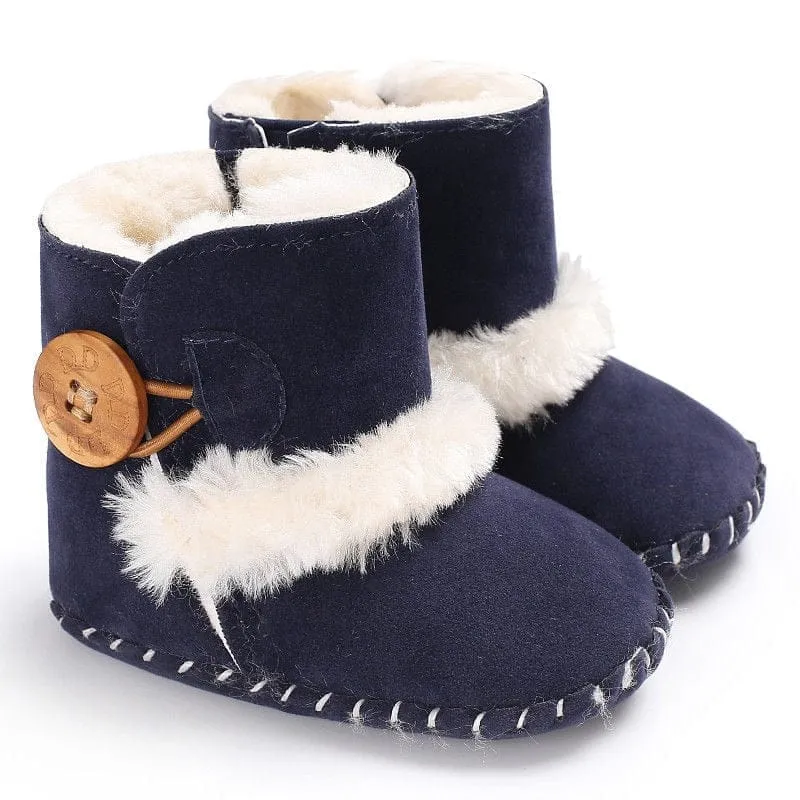 Newborn/Infants Baby Girls Snow Boots Winter Warm Baby Shoes