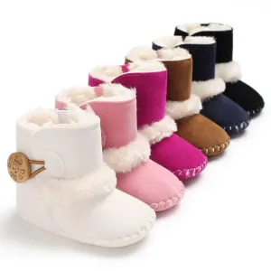 Newborn/Infants Baby Girls Snow Boots Winter Warm Baby Shoes
