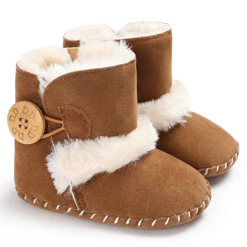 Newborn/Infants Baby Girls Snow Boots Winter Warm Baby Shoes