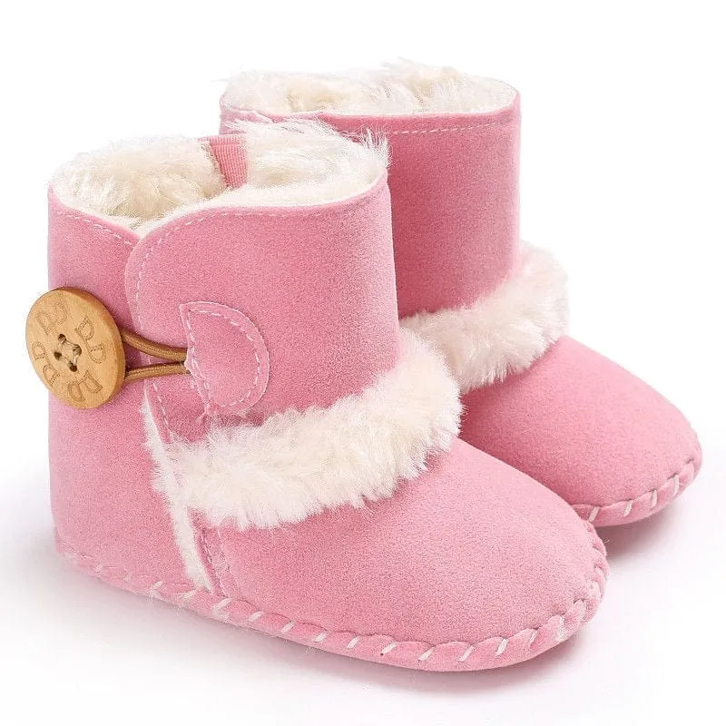 Newborn/Infants Baby Girls Snow Boots Winter Warm Baby Shoes