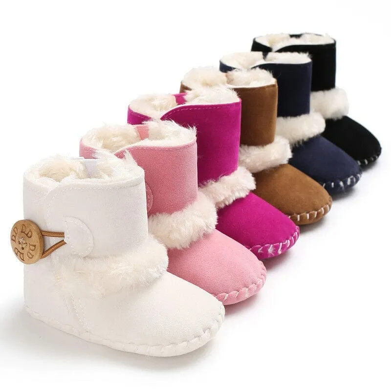 Newborn/Infants Baby Girls Snow Boots Winter Warm Baby Shoes