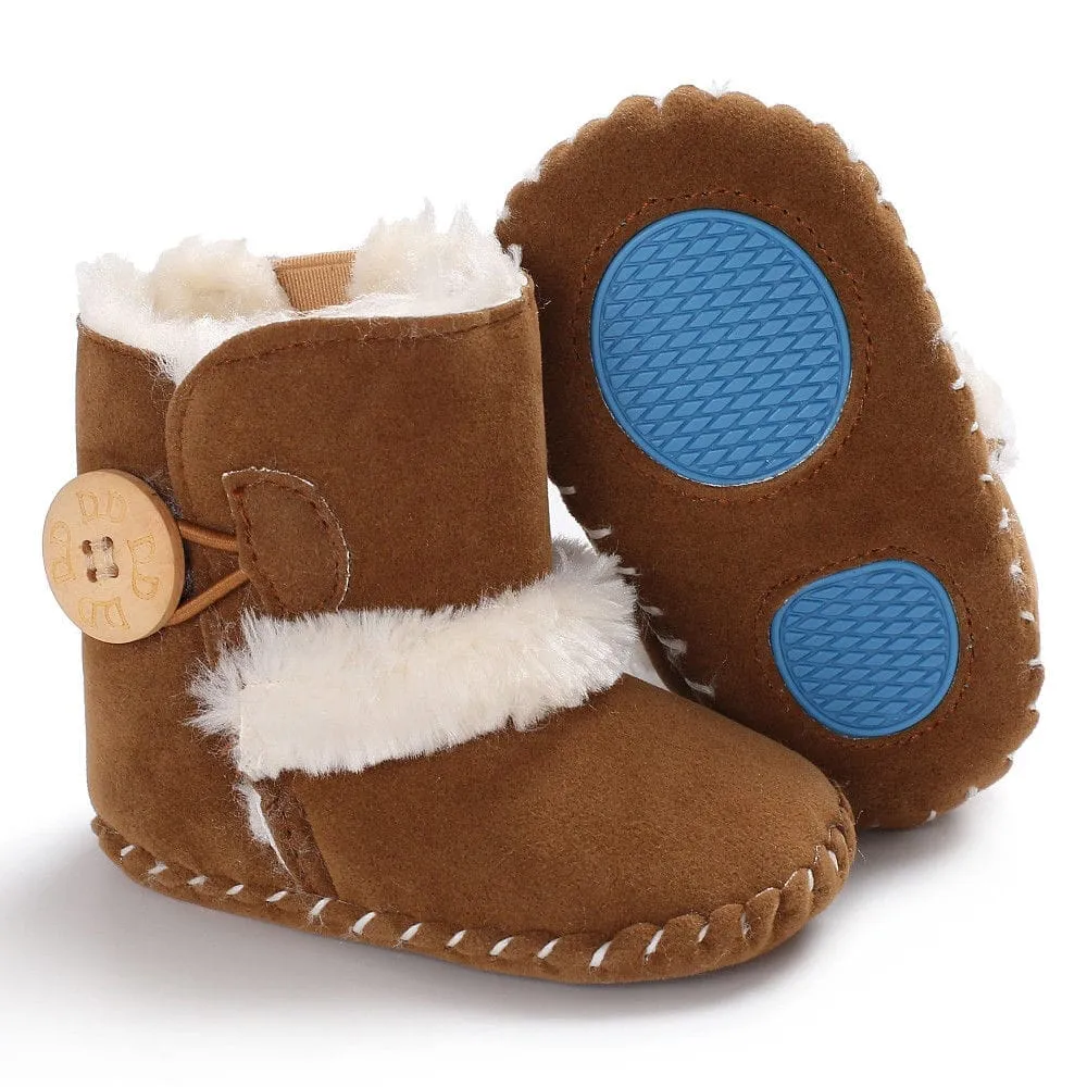 Newborn/Infants Baby Girls Snow Boots Winter Warm Baby Shoes