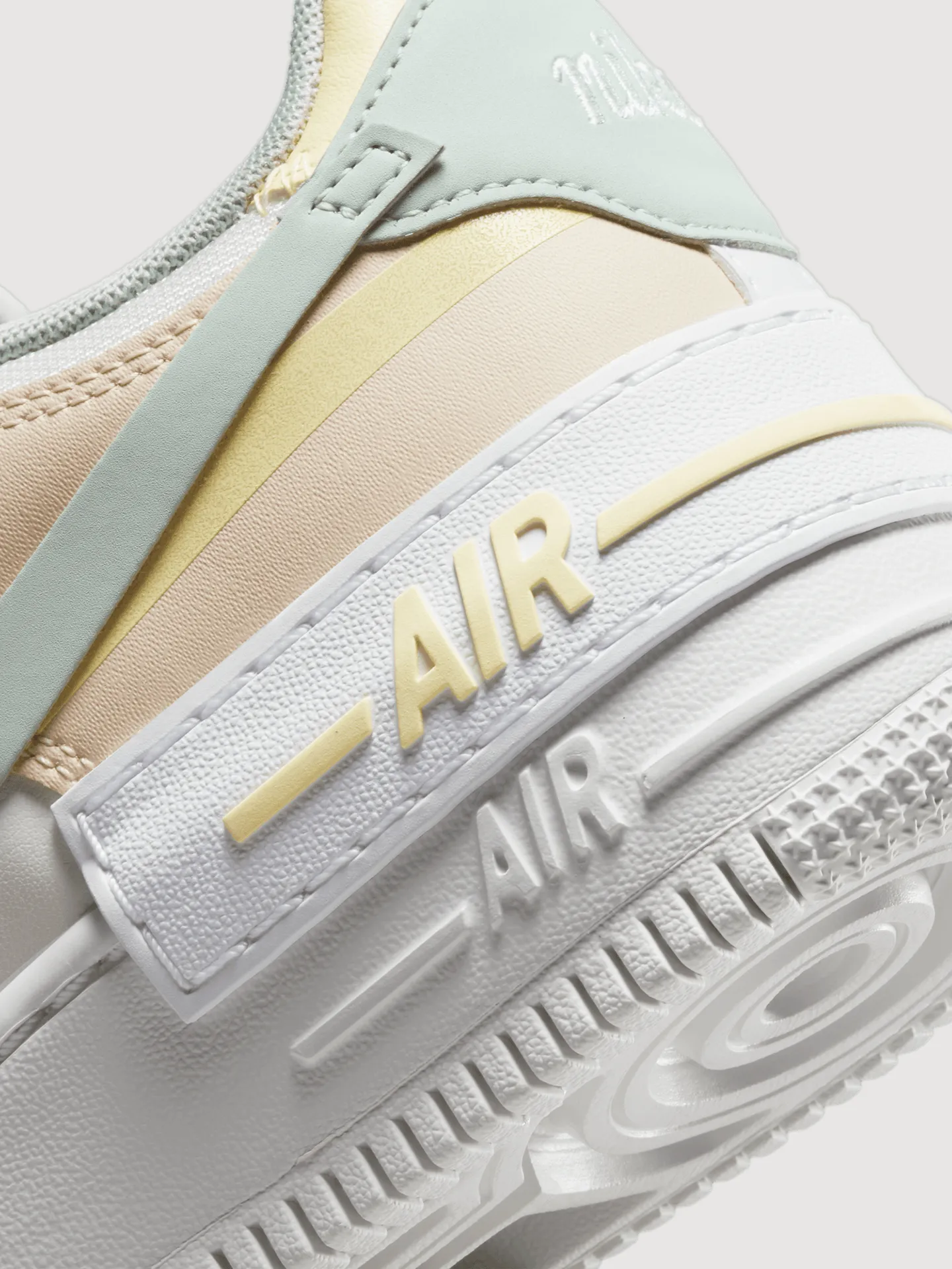 Nike AF1 Shadow - SAIL/LIGHT SILVER-CITRON TINT