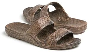 Pali Hawaii Unisex Adult Classic Jandal Sandal (Dark Brown, 8)