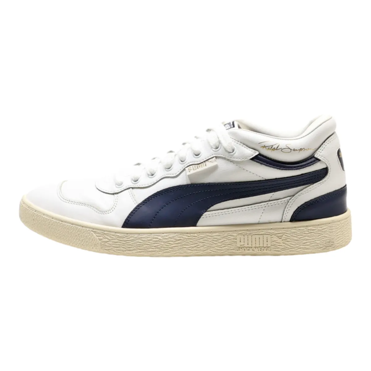PUMA Ralph Sampson Sneaker Trainers White Synthetic Mens UK 10