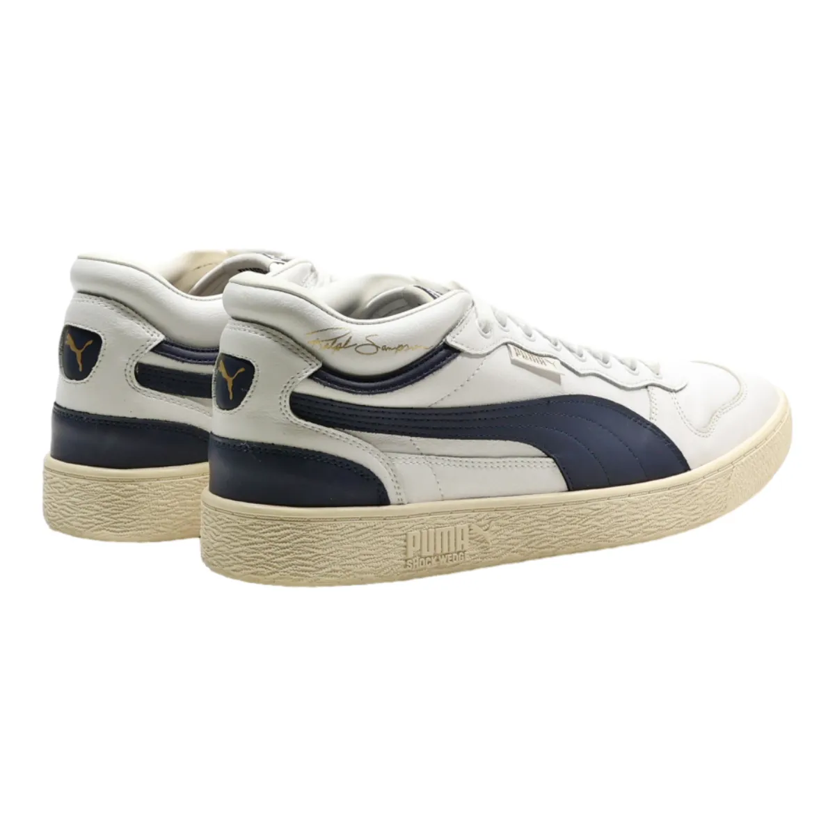 PUMA Ralph Sampson Sneaker Trainers White Synthetic Mens UK 10