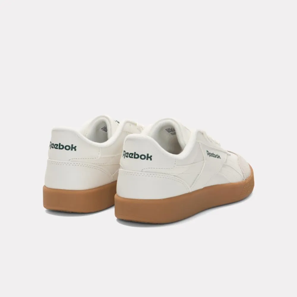 Reebok Footwear Men Smash Edge Shoes CHALK/CHALK/DARK GREEN