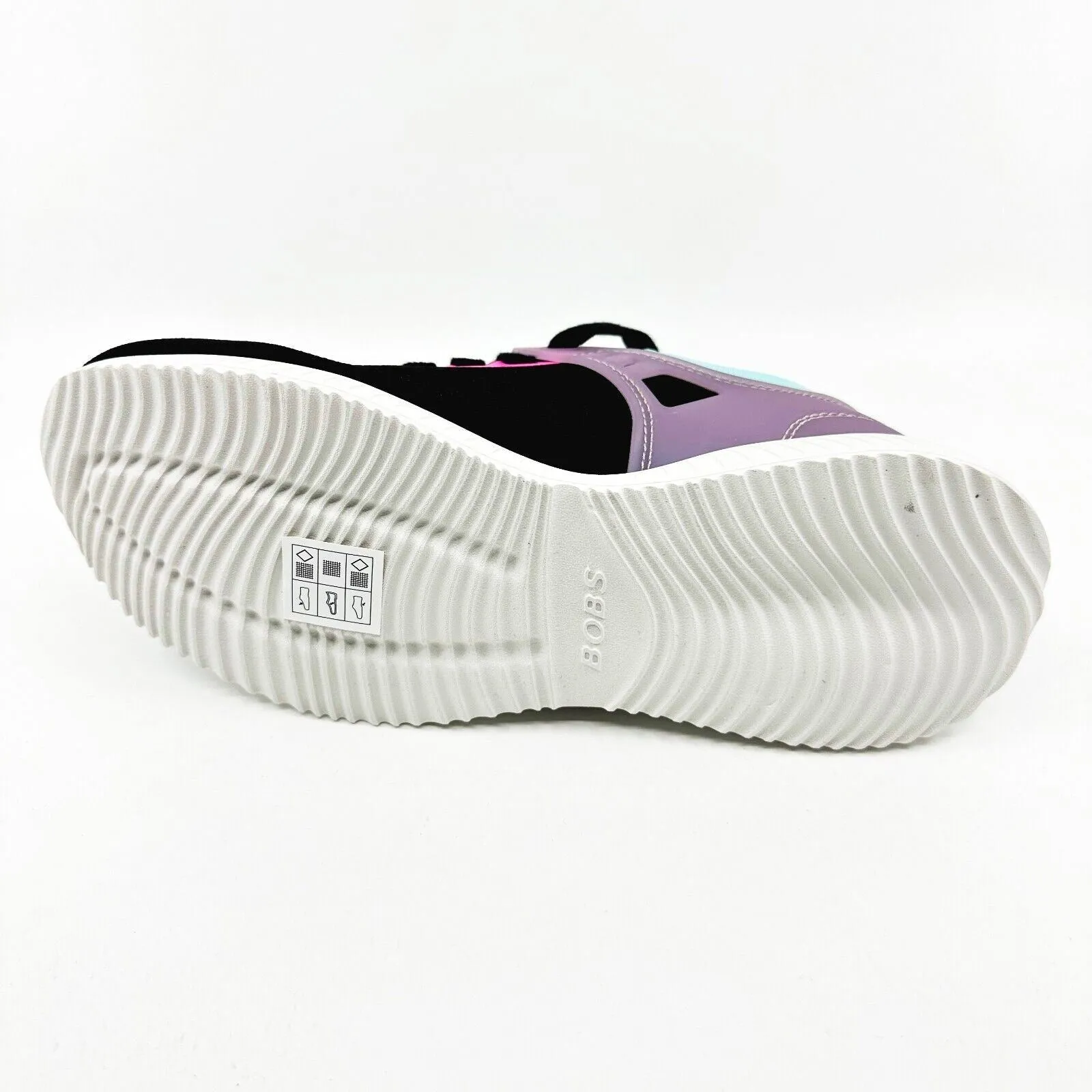 Skechers Bobs Squad Jungle Gem Black Womens Slip On Sneakers