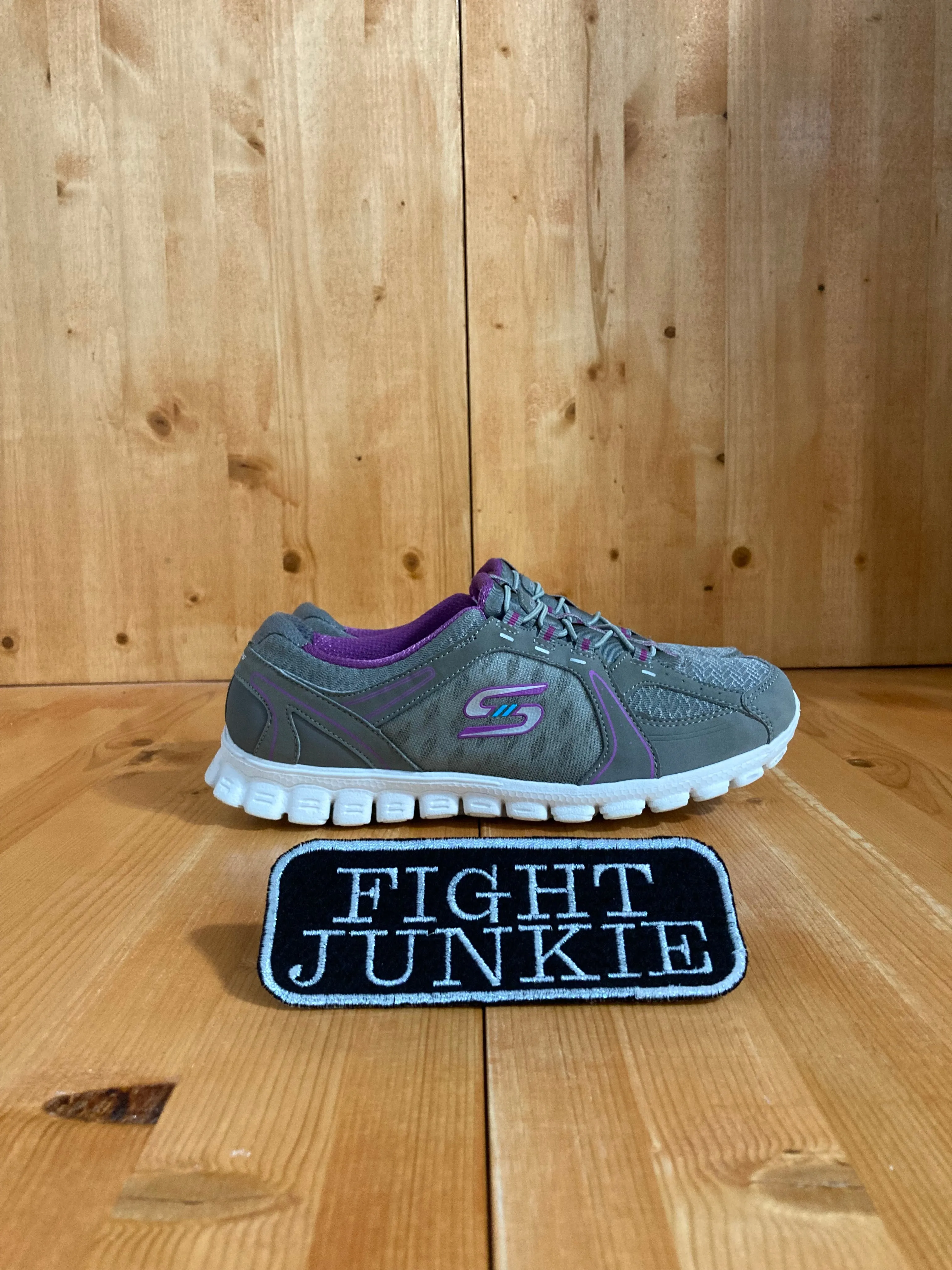 SKECHERS SKETCHERS EZ FLEX FUSION 2 Women's Size 7.5 Shoes Sneakers Gray & Purple