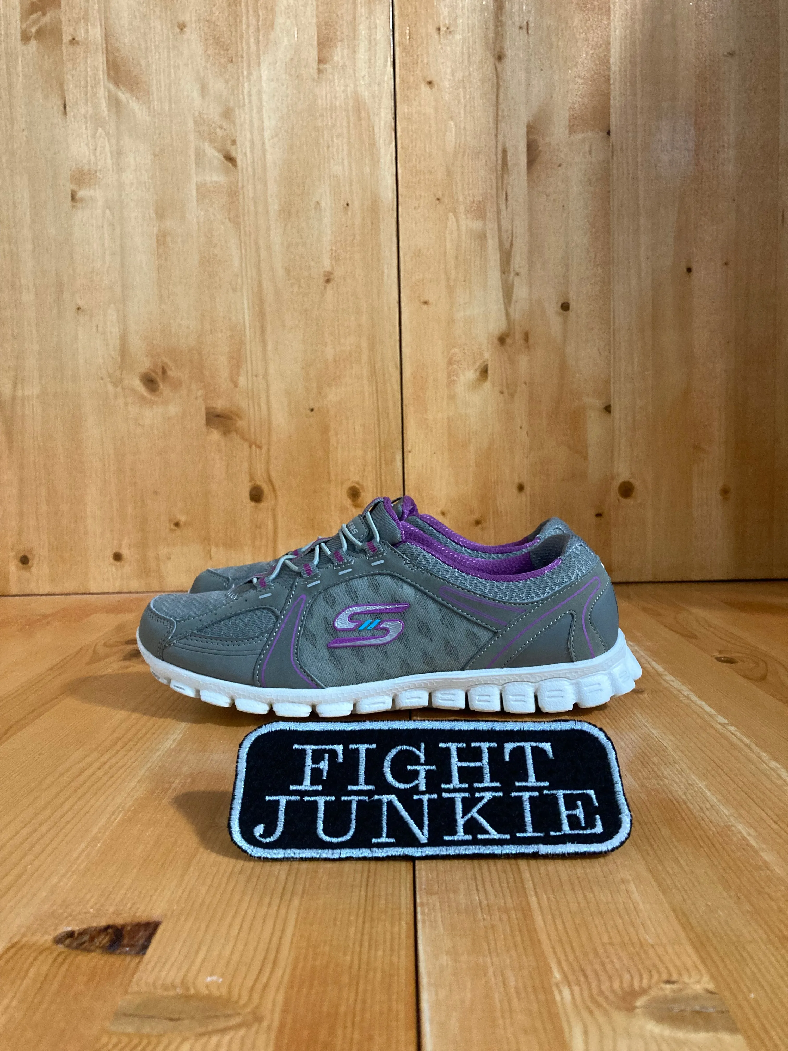 SKECHERS SKETCHERS EZ FLEX FUSION 2 Women's Size 7.5 Shoes Sneakers Gray & Purple
