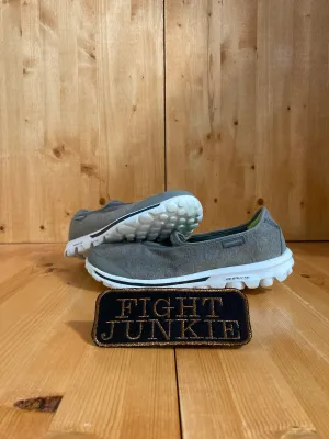 SKECHERS SKETCHERS GO WALK Women Size 9.5 Slip On Shoes Sneakers Gray 13756